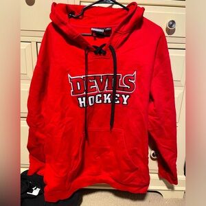Red Attleboro, Ma. Devils Hockey Sweatshirt